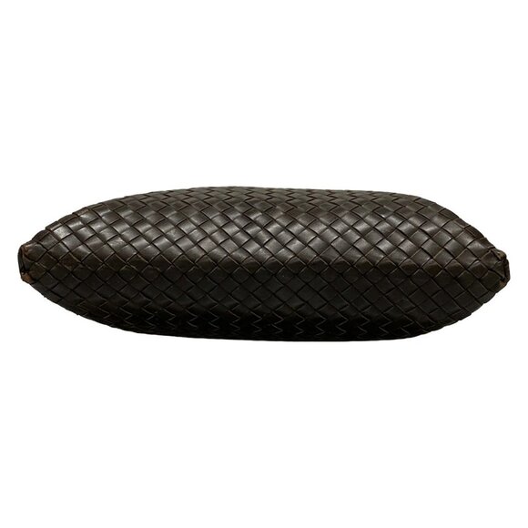 Auth BOTTEGA VENETA Intrecciato 161623 Dark Brown Leather Shoulder Bag - Picture 6 of 16